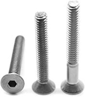 M4-0.70 X 8 MM,(FT) 10.9 FLAT SOCKET CAPS COARSE ALLOY ZINC-BAKE CR+3